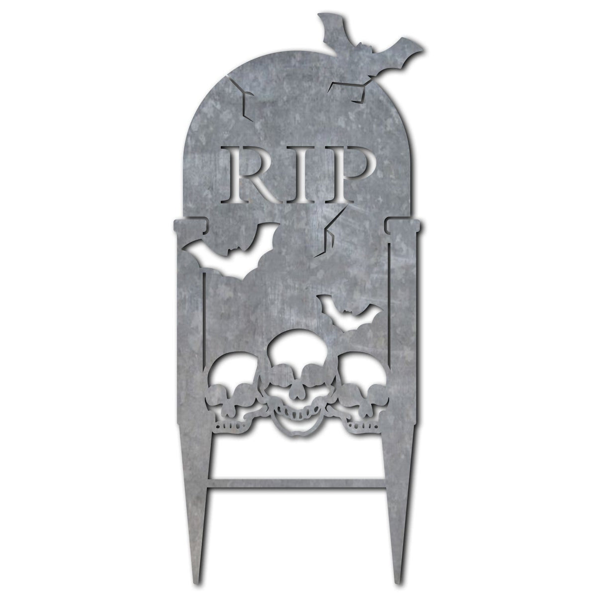 Metal Halloween Art - Tombstone Yard Sign from Personal Prints