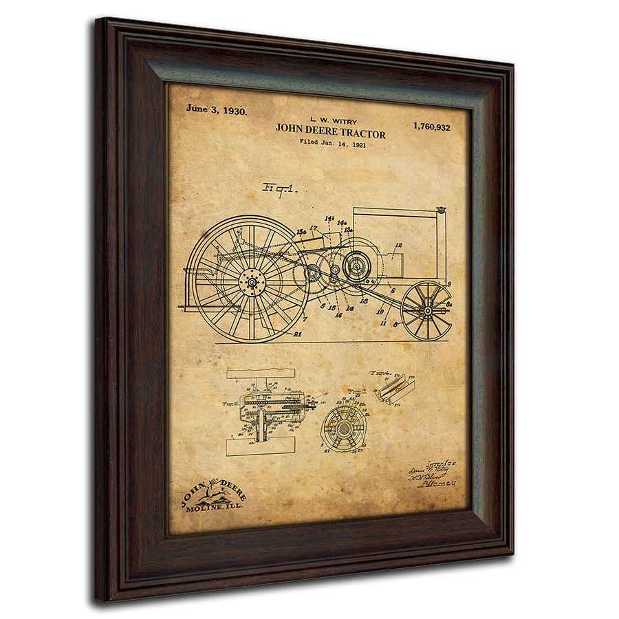 Vintage Patent Art for the 1920 John Deere Tractor