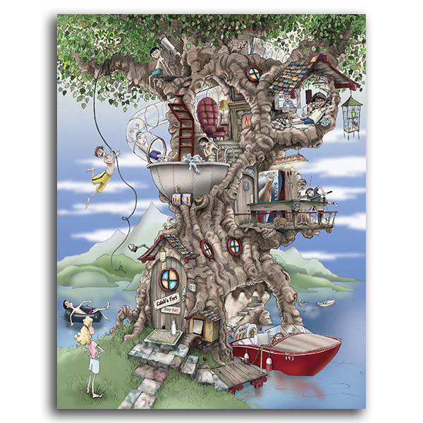 Creative art for kids with the ultimate tree house adventure - Personal-Prints