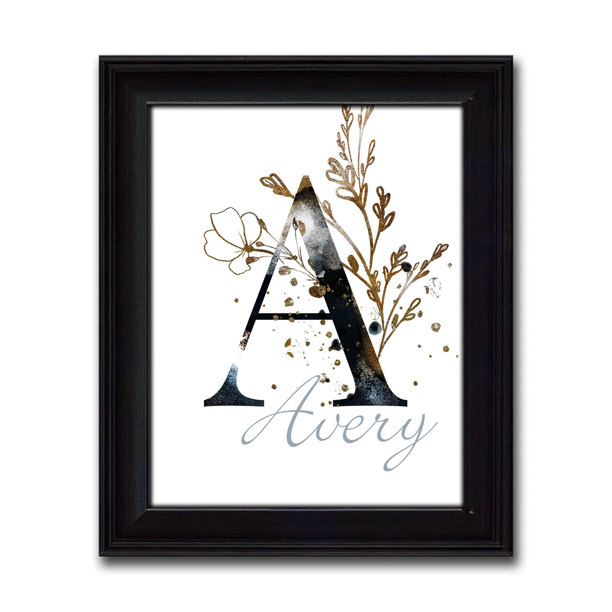 Personalized monogram wall decor gift for her