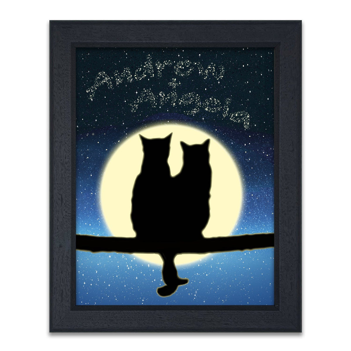Personalized Cat wall decor from Personal Prints