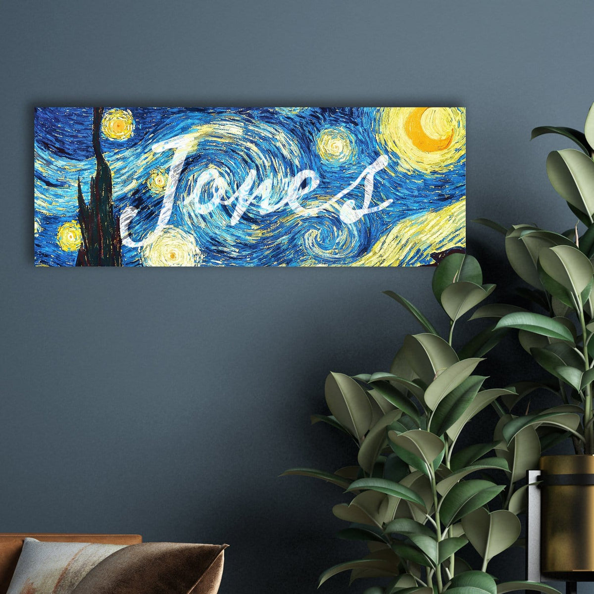 Personalized art with your name in the Starry Night Sky from Personal Prints