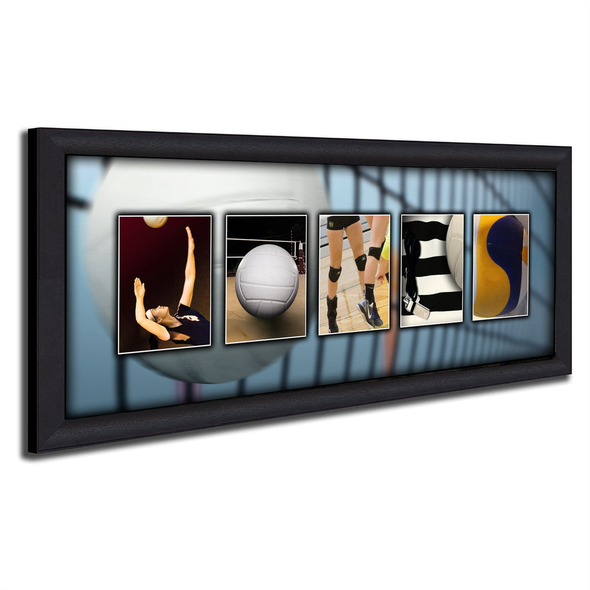 Personalized volleyball gift idea - framed canvas art from personal prints
