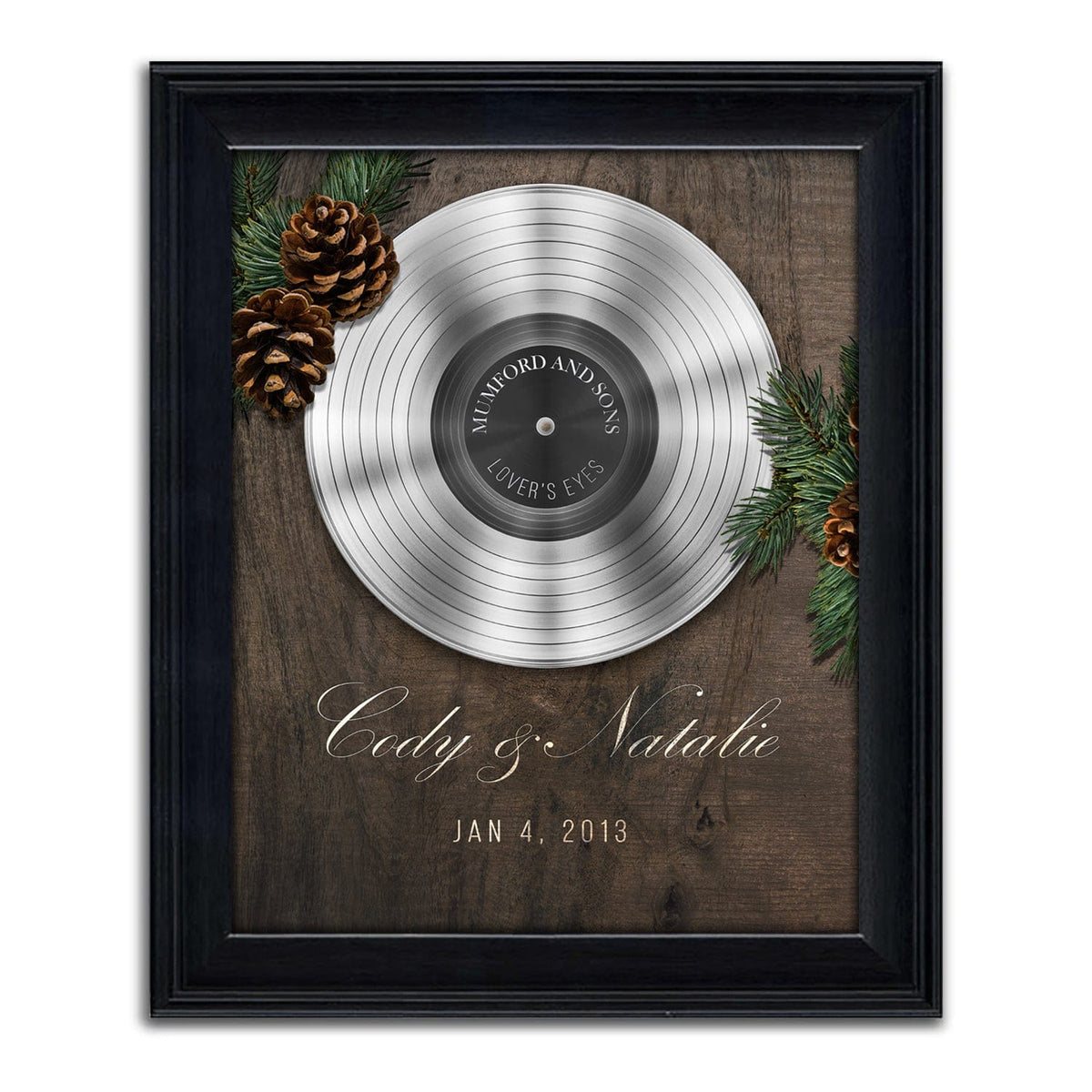 Remember your song and special day with this personalized wedding gift