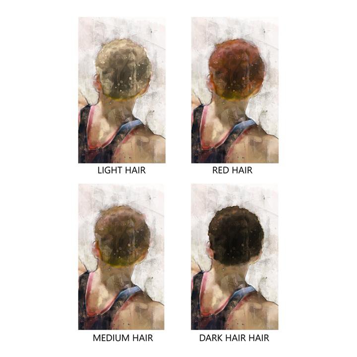 Boy Wrestling Print- Hair Color Options