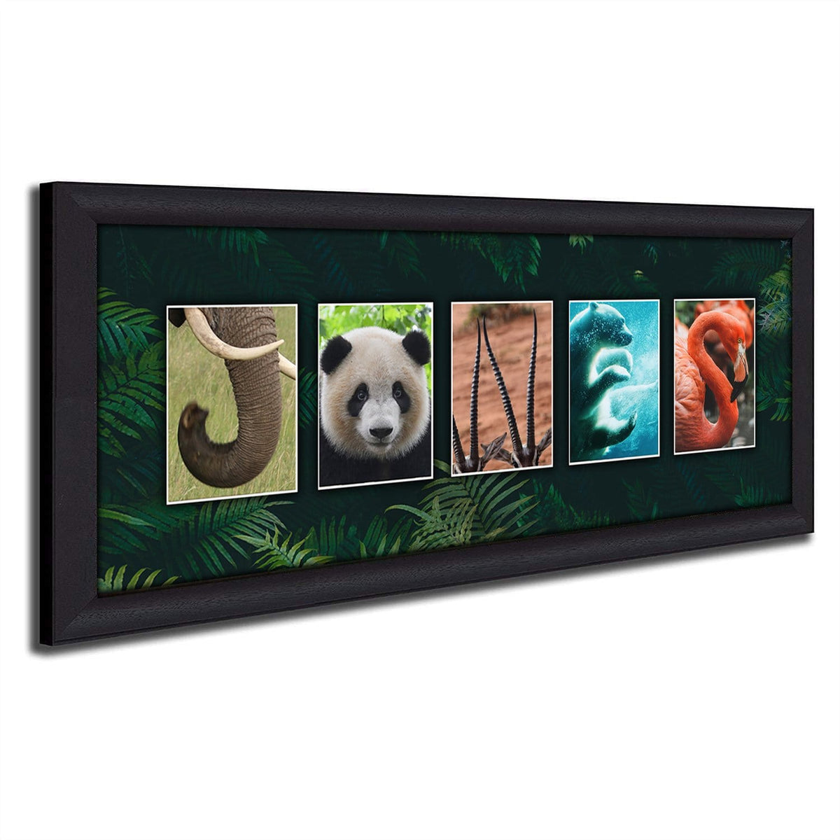 Personal-Prints Zoo Animal Name Art Print - Animal framed canvas