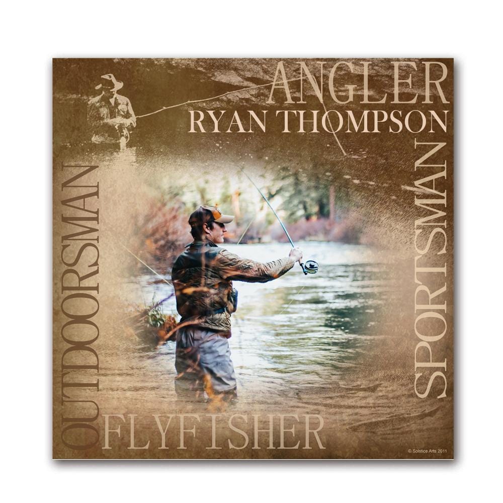 Fly Fishing Photo Gift Personalized for you from Personal-Prints