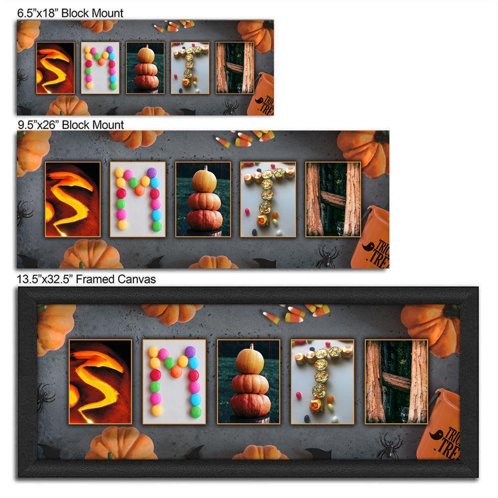 Personal-Prints’ Trick Or Treat Letters Name Print - sizes