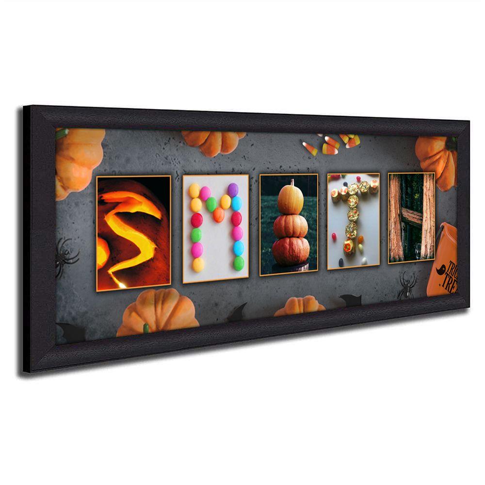 Personalized Halloween decor - Framed Art Canvas from Personal Prints
