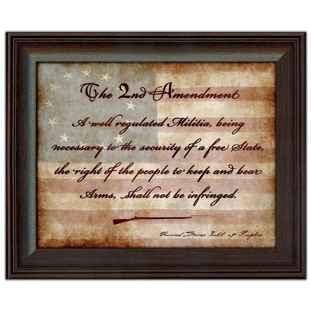 Personal-Prints art 2nd Amendment Framed Art