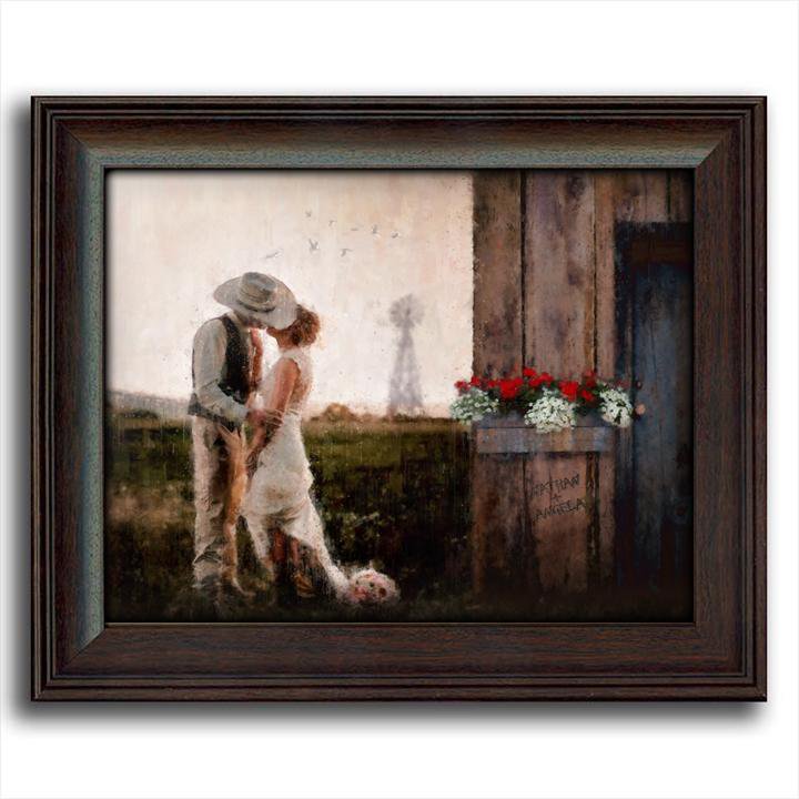 Personal-Prints art 14&quot;x17&quot; Under Glass A Country Romance