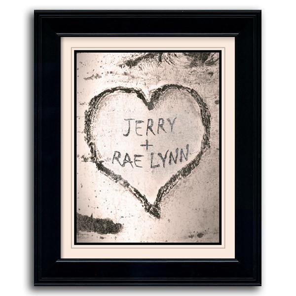 Personal-Prints art 14&quot;x17&quot; Framed Under Glass Aspen Love