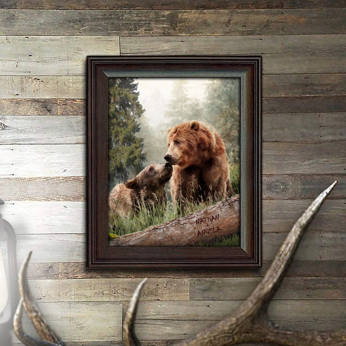 Personal-Prints art Back Country Bear Couple