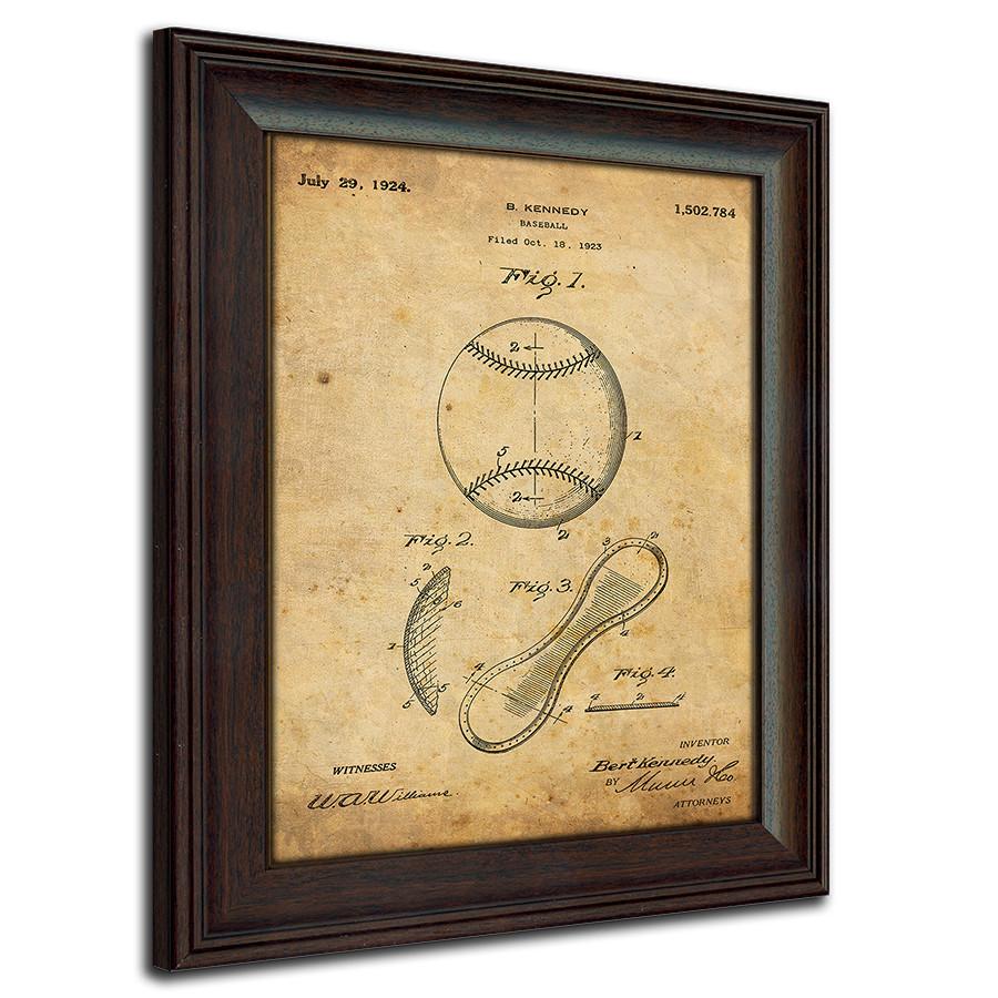 Personal-Prints art Baseball Baseball - Patent Art