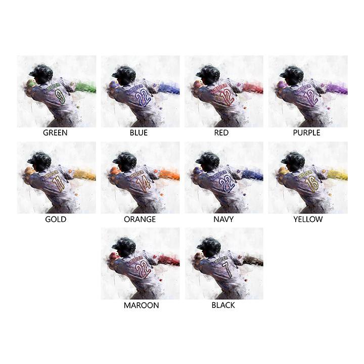 Personal-Prints art Baseball Personalized Print