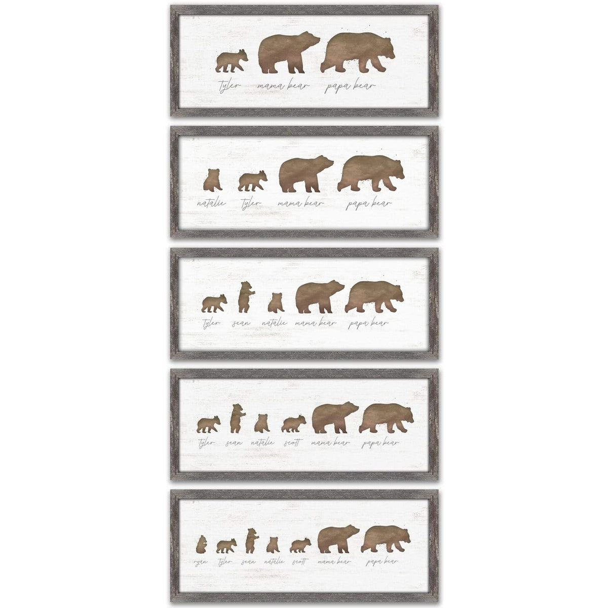 Personal-Prints art Bear Family