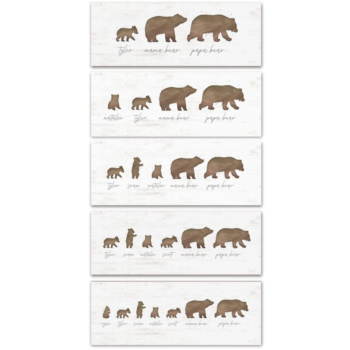 Personal-Prints art Bear Family