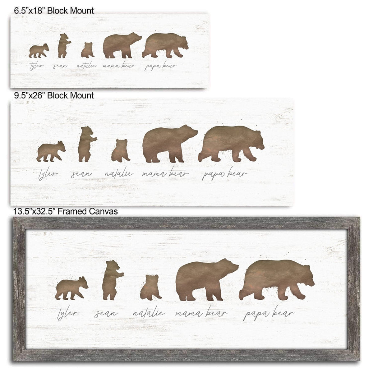 Personal-Prints art Bear Family