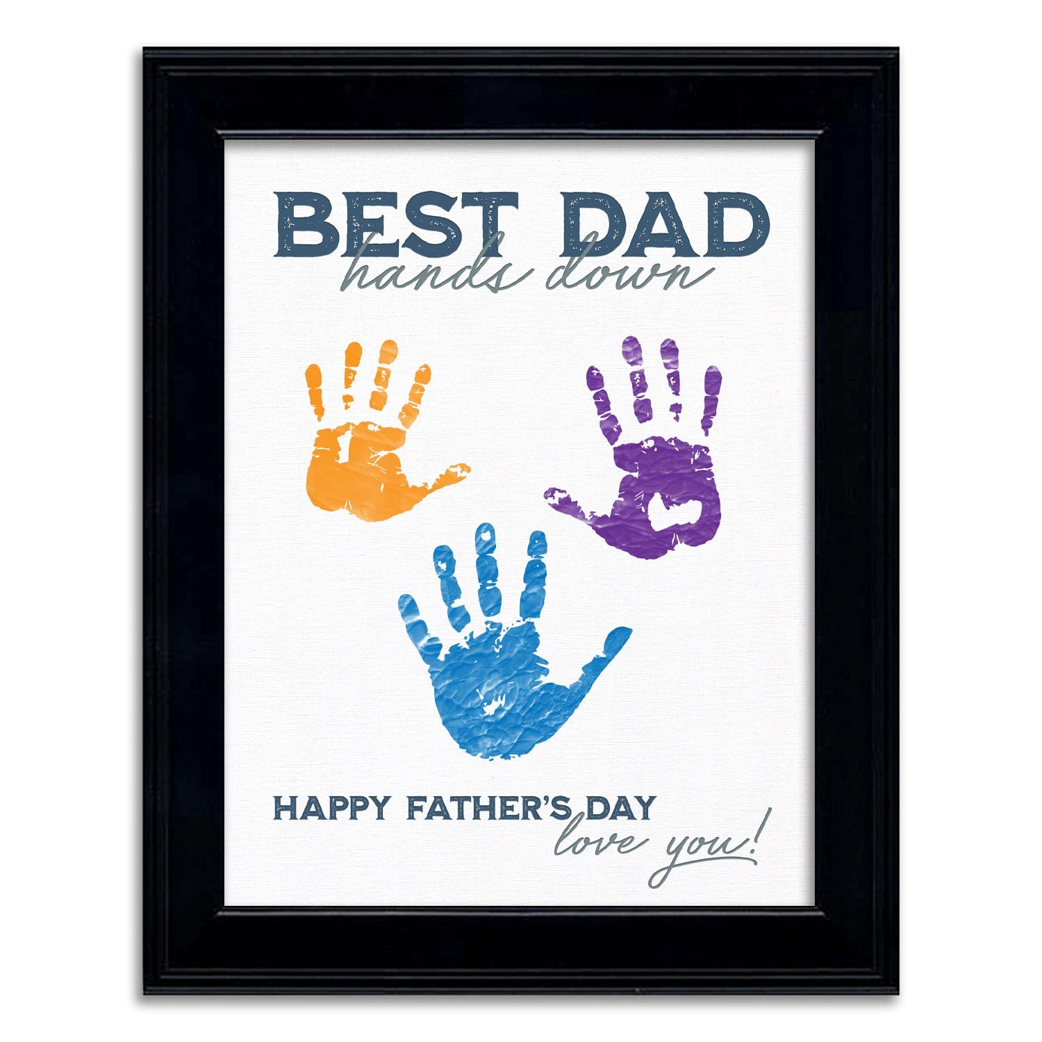 Personal-Prints art Best Dad Hands Down