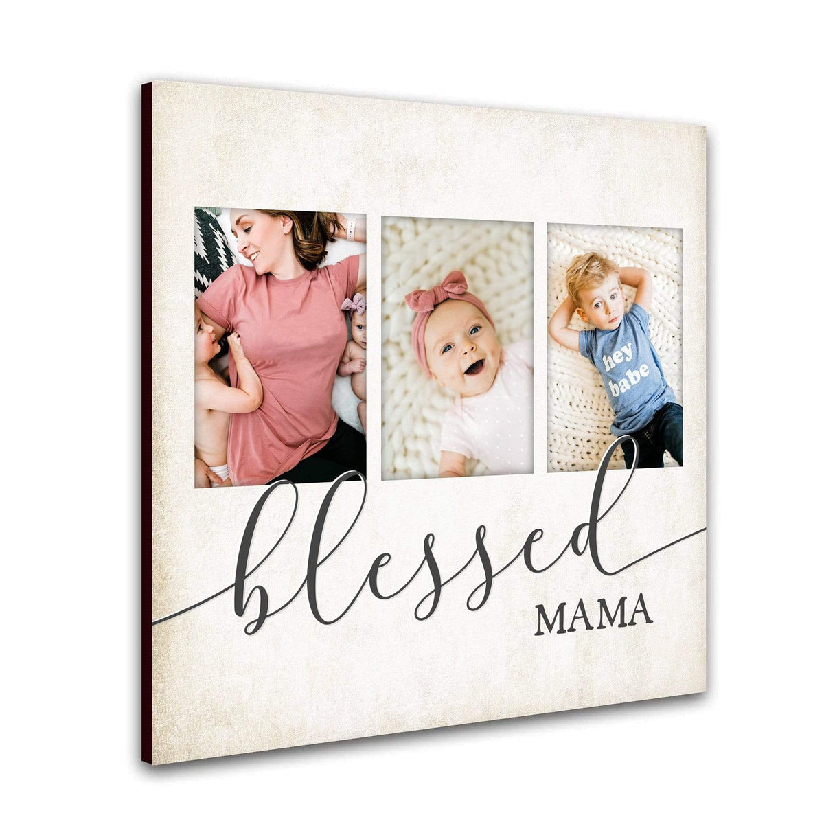 Personal-Prints art 16&quot;x16&quot; Block Mount Blessed Mama Photo Art