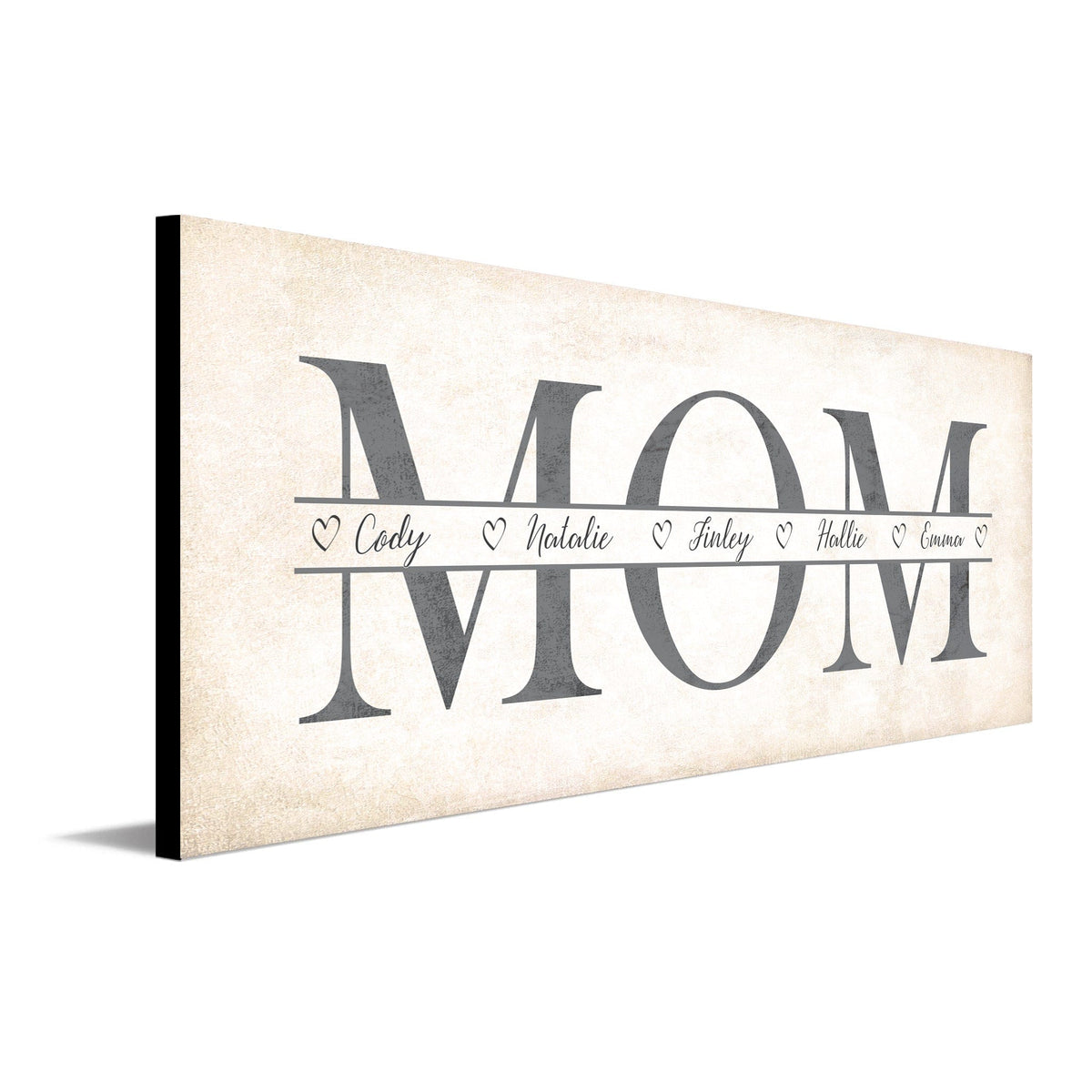 Personal-Prints art 6.5&quot;x18&quot; Block Mount Contemporary Art Mom Sign