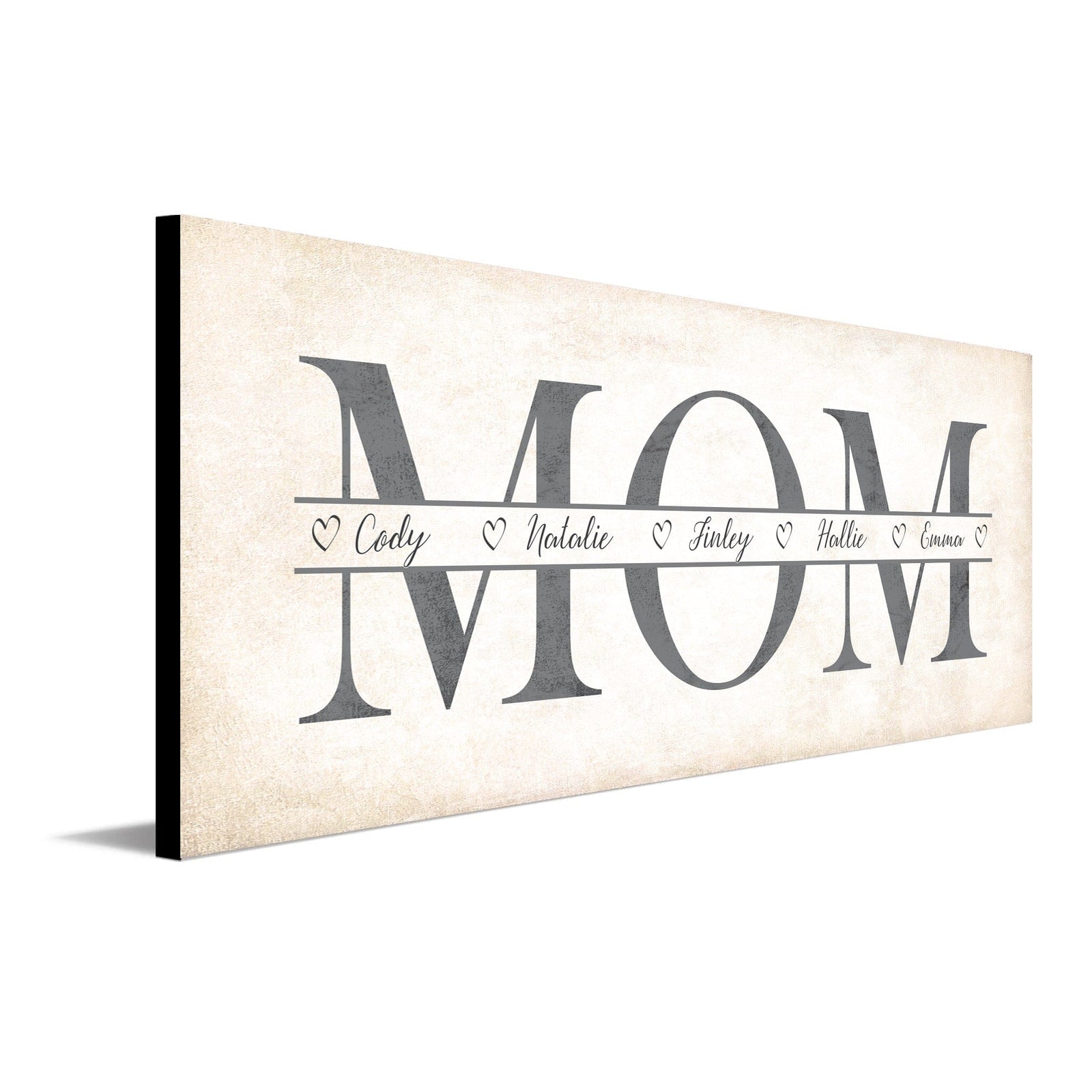 Personal-Prints art 6.5"x18" Block Mount Contemporary Art Mom Sign