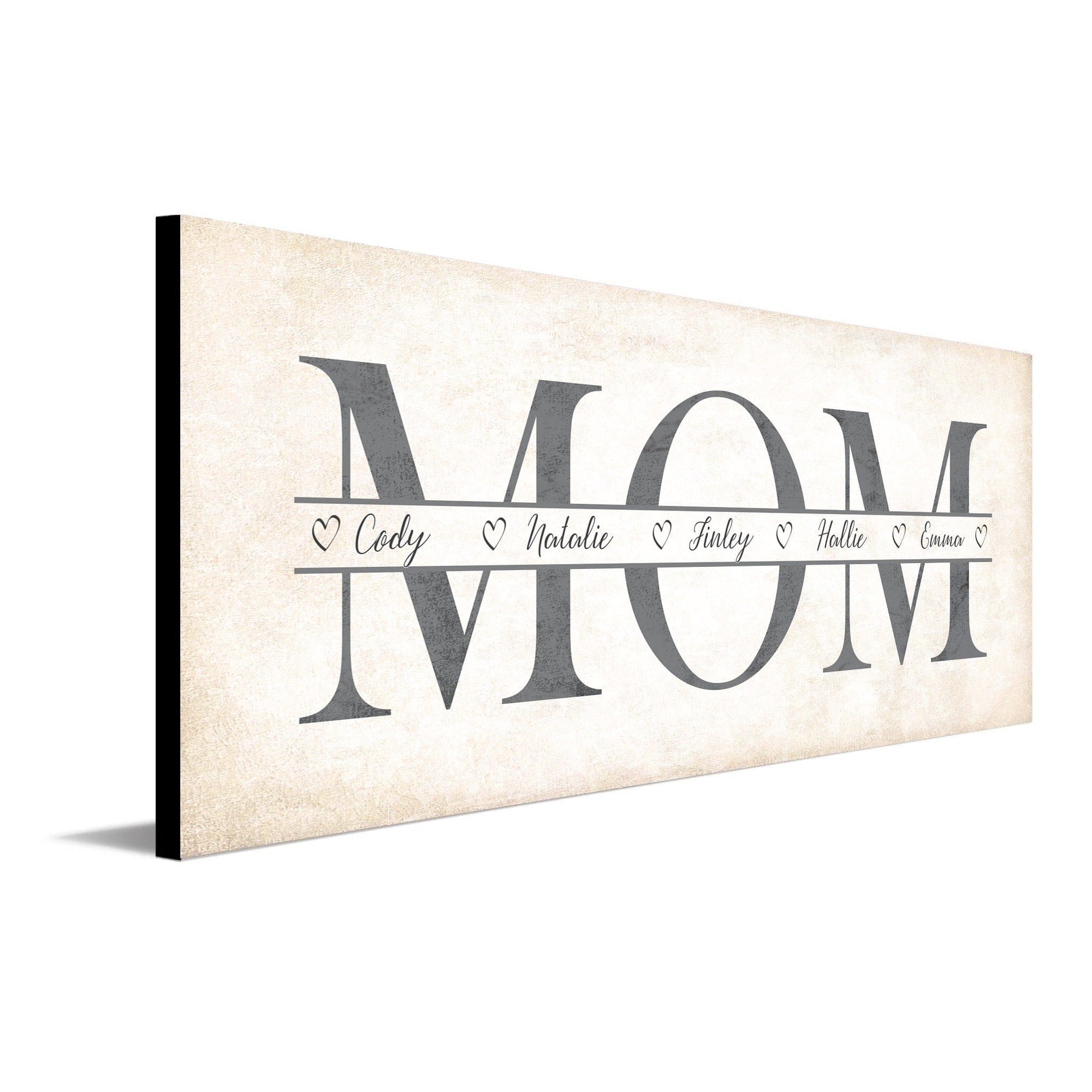 Personal-Prints art 6.5"x18" Block Mount Contemporary Art Mom Sign