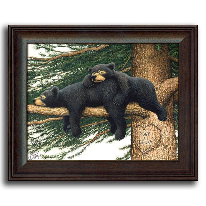 Personal-Prints art 14&quot;x17&quot; Under Glass Cozy Bears