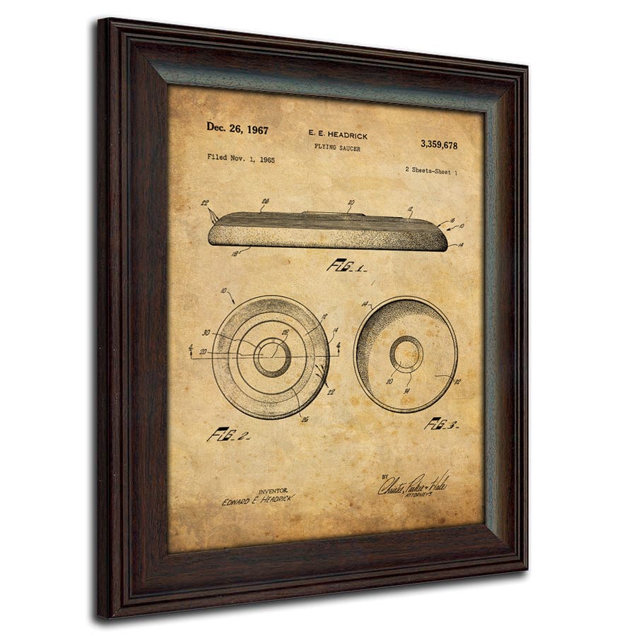 Personal-Prints art Disc Golf - Patent Art Set