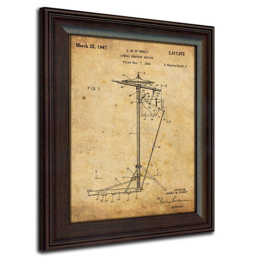 Personal-Prints art Hi-Hat Drum Instrument - Patent Art