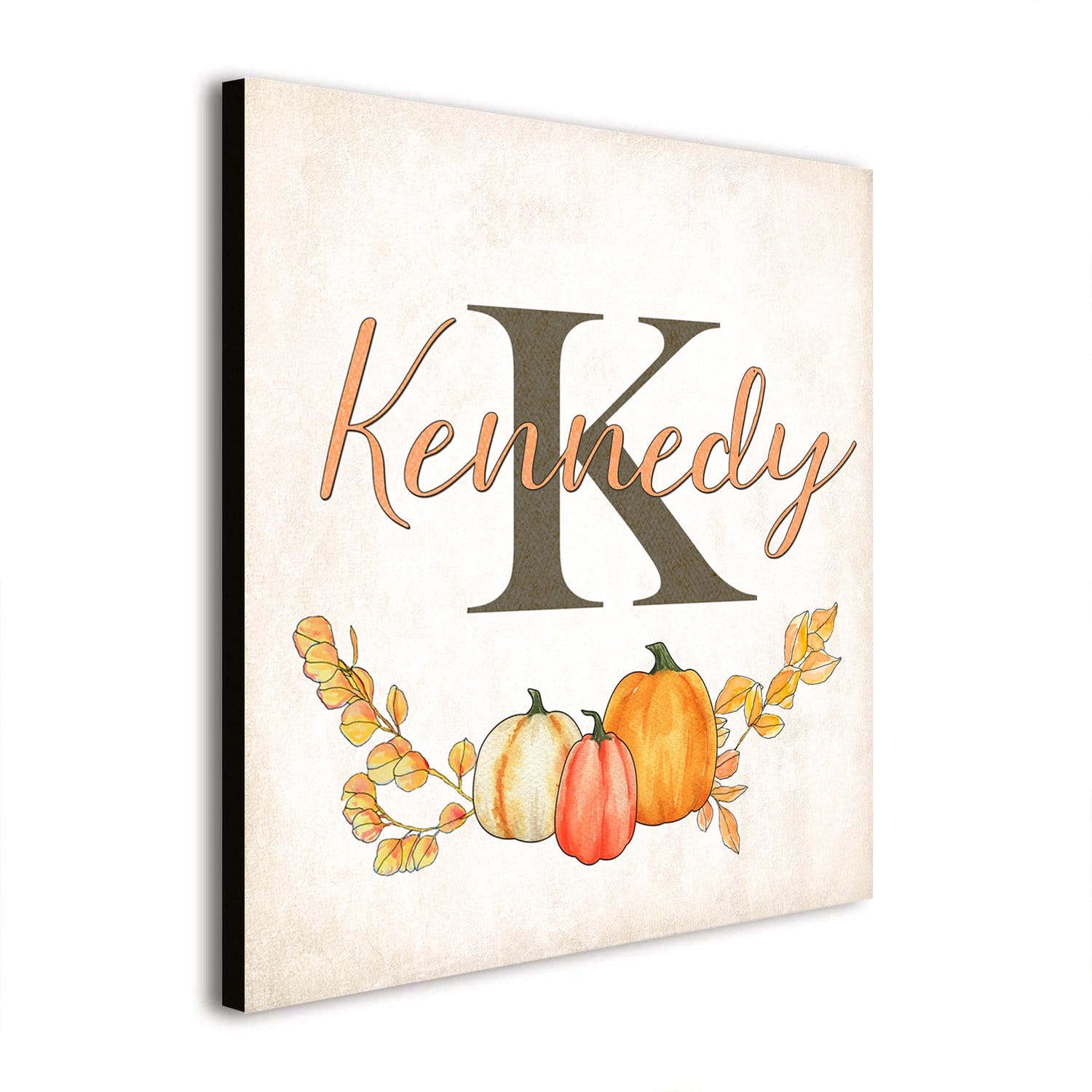 Personal-Prints art Fall Harvest Family Monogram