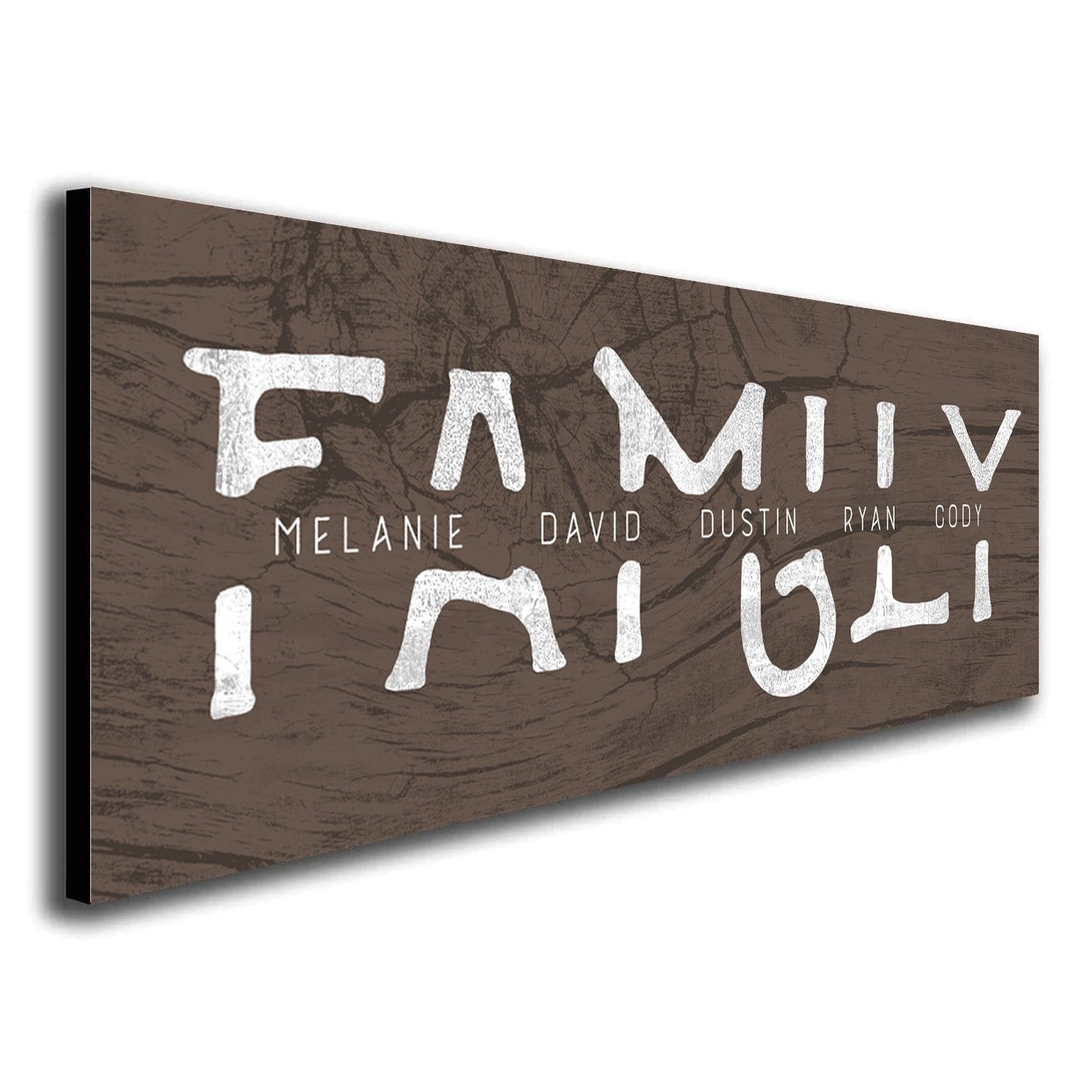 Personal-Prints art 6.5"x18" Block Mount FAMILY & Children