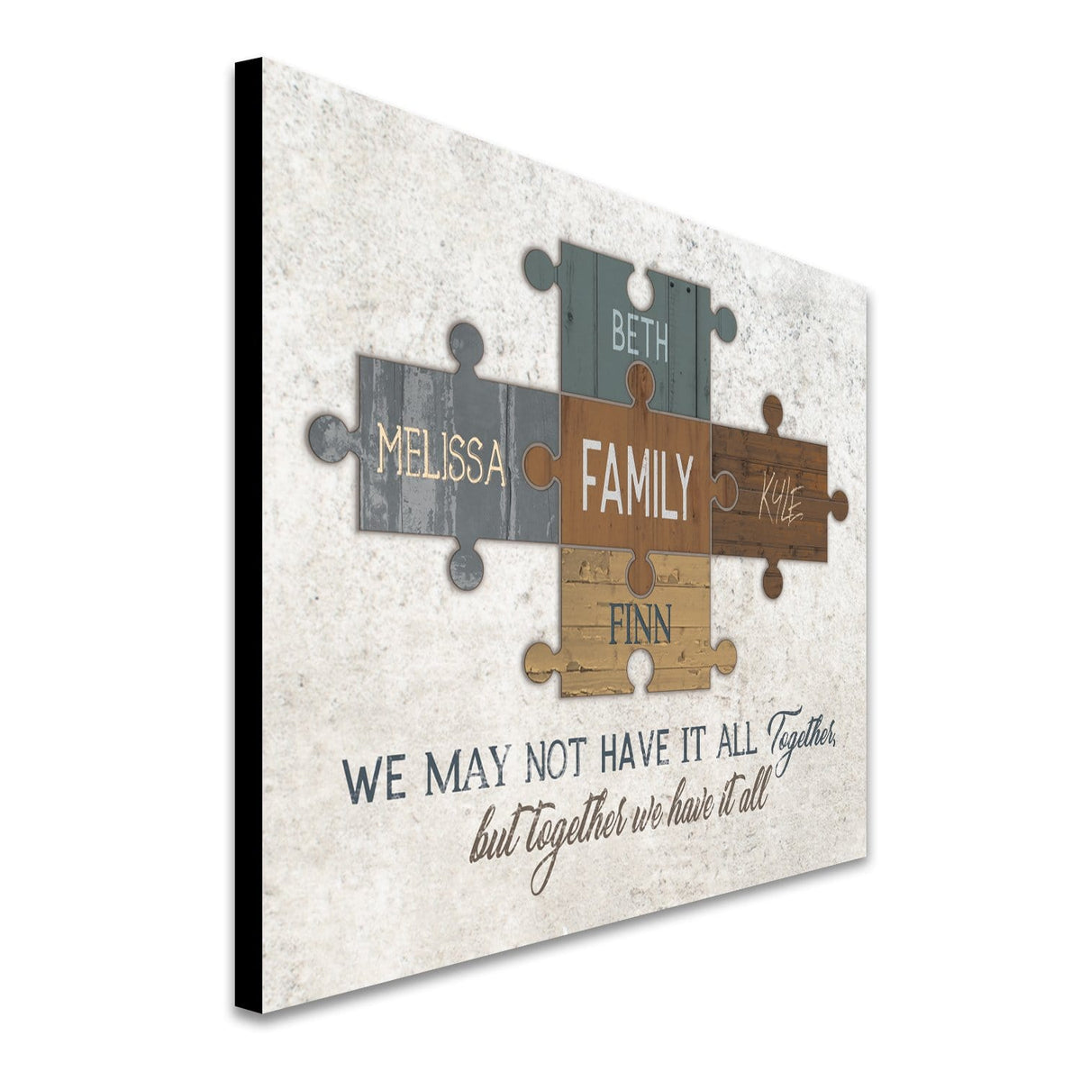 Personal-Prints art Family Puzzle Pieces