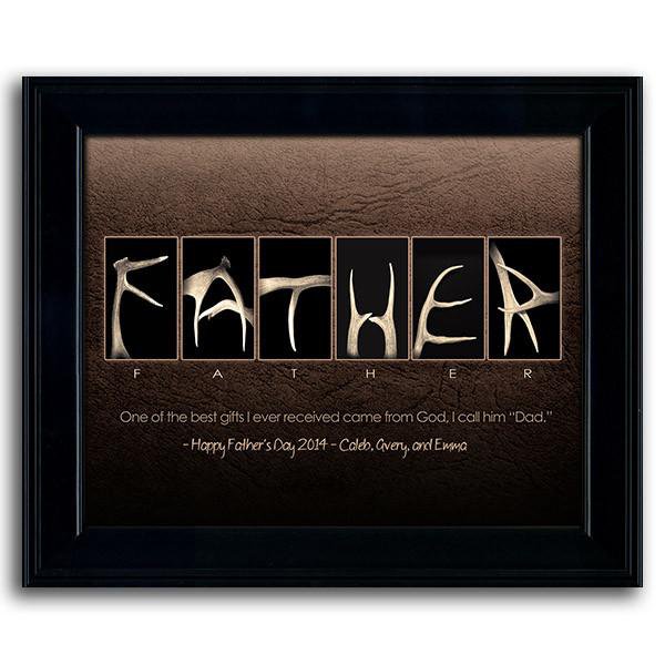 Personal-Prints art Father - Antler Theme Print