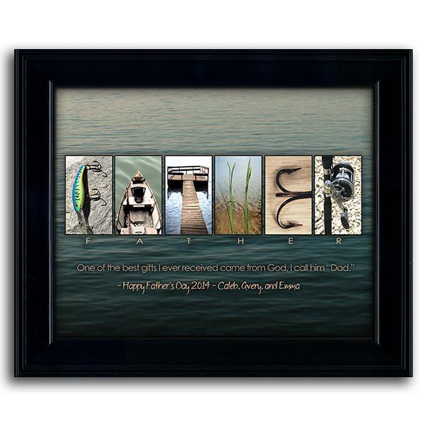 Personal-Prints art Father - Fishing Theme Print