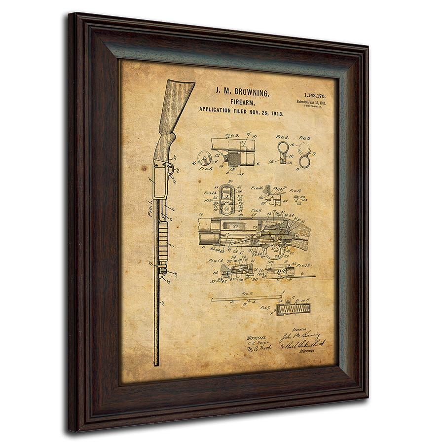 Personal-Prints art Shotgun Firearm Guns - Patent Art