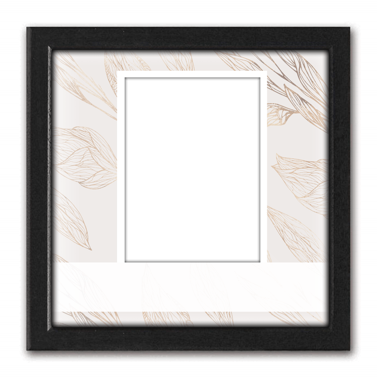 Personal-Prints art 15&quot;x15&quot; Canvas (Dark Espresso Frame) Floral Photo Art