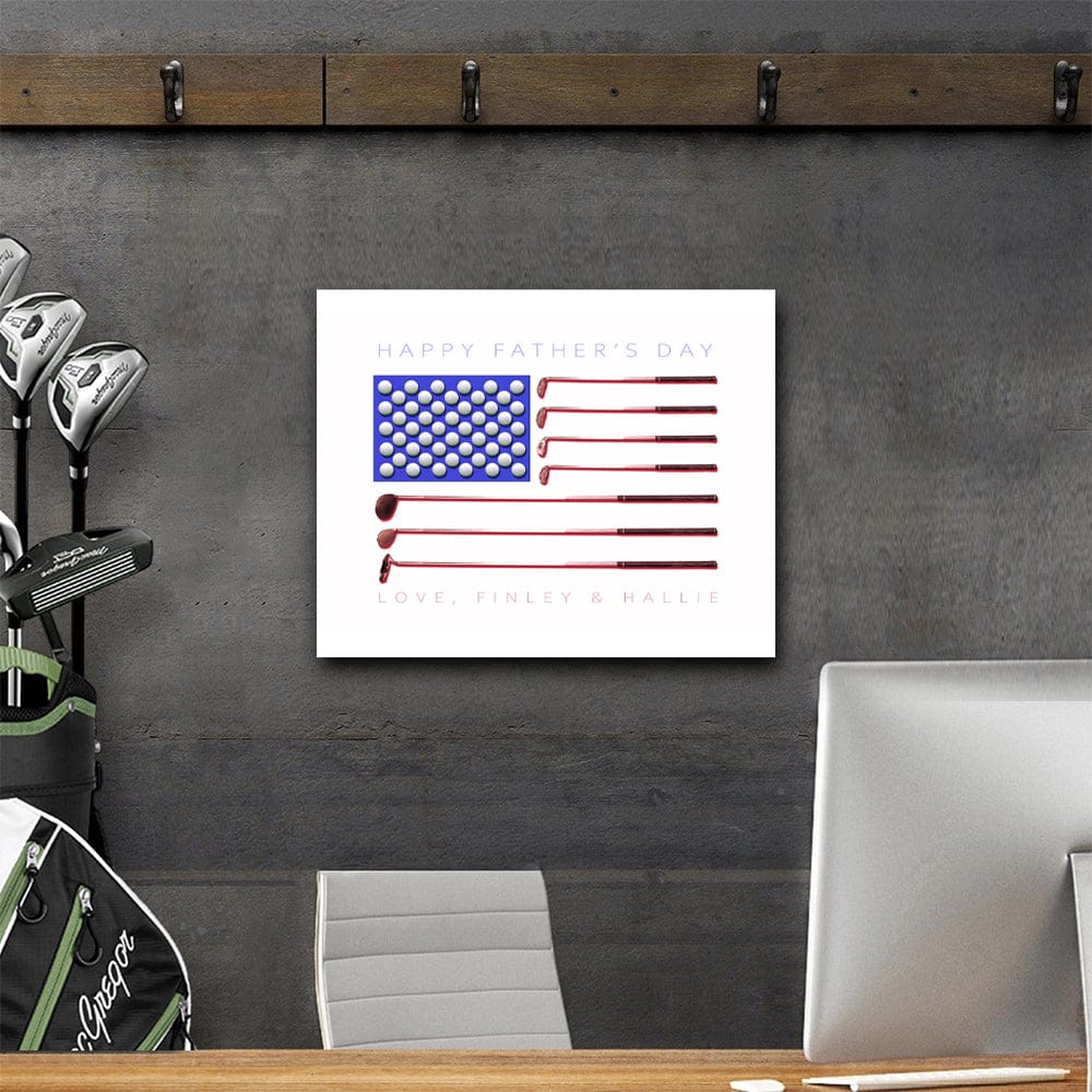 Personal-Prints art Fore America Golf Art