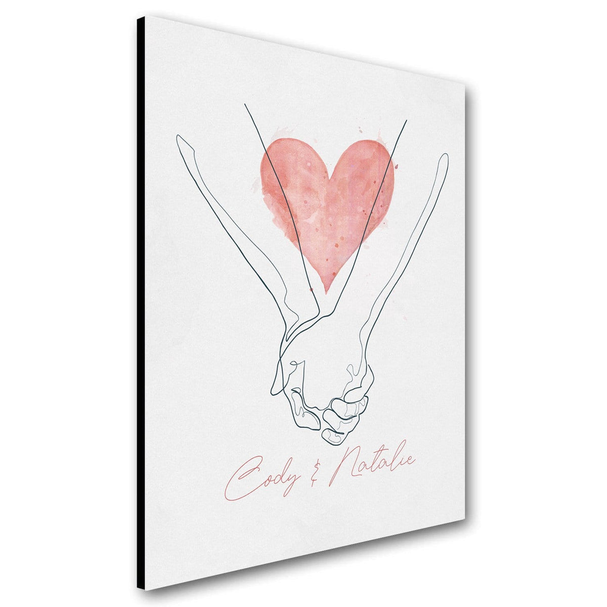 Personal-Prints art Holding Hands Line Drawing