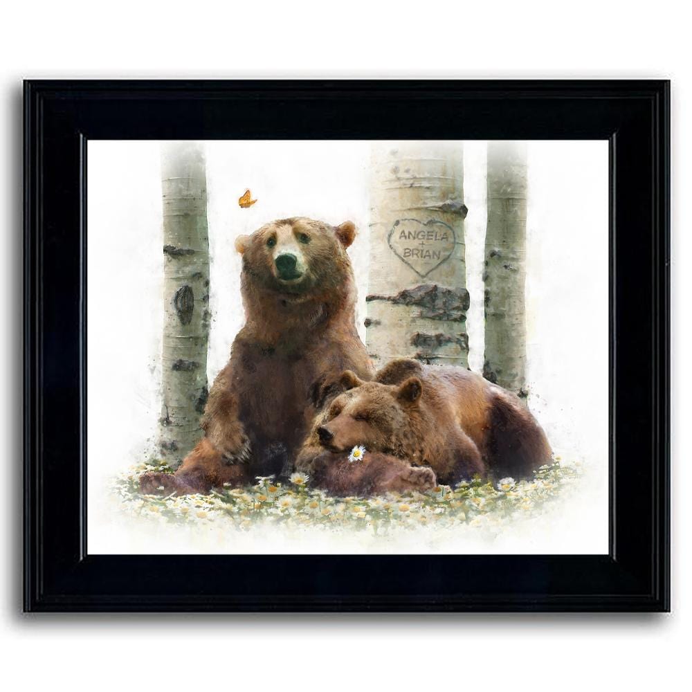 Personal-Prints art 14&quot;x17&quot; Under Glass Kodiak Moment