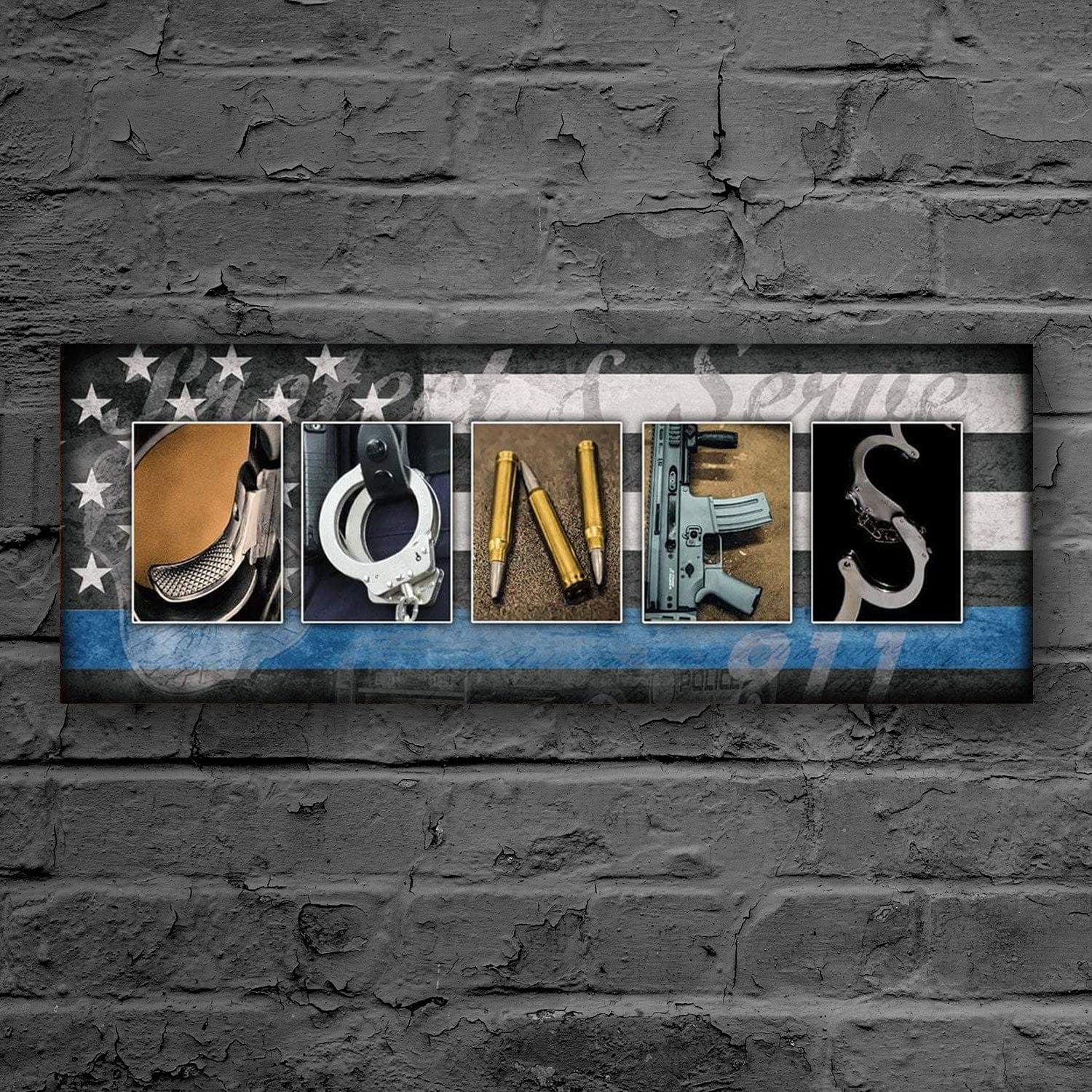 Personalized Law Enforcement Officer Name Art — Customized Name Art ...