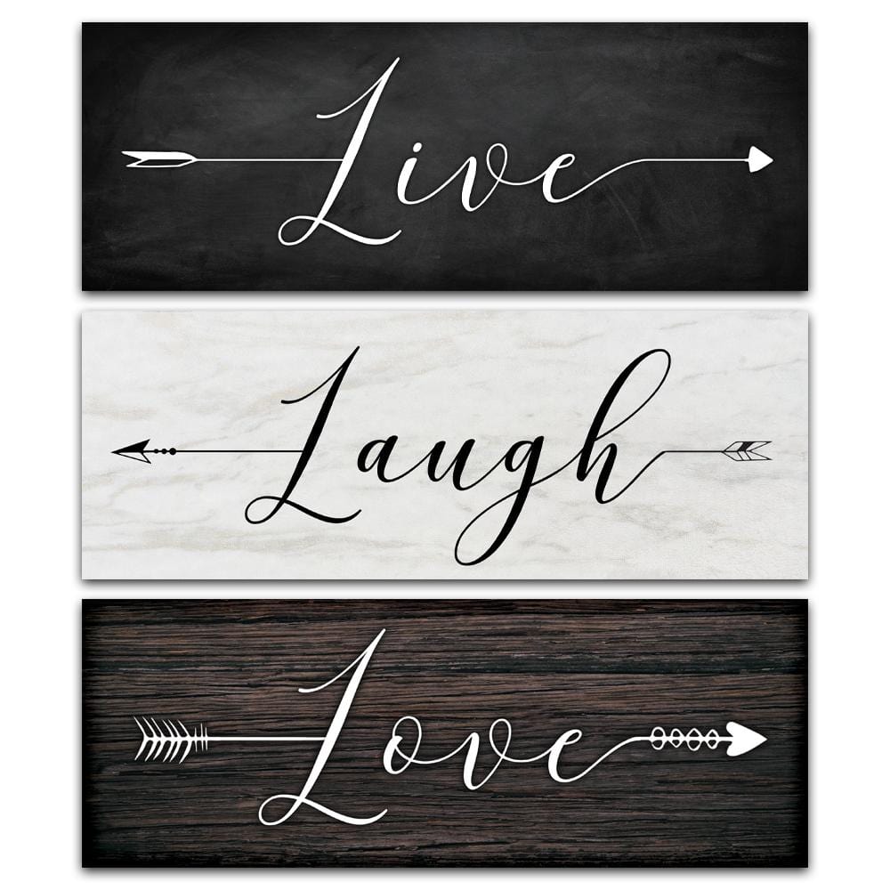 Personal-Prints art Live Laugh Love Print Set