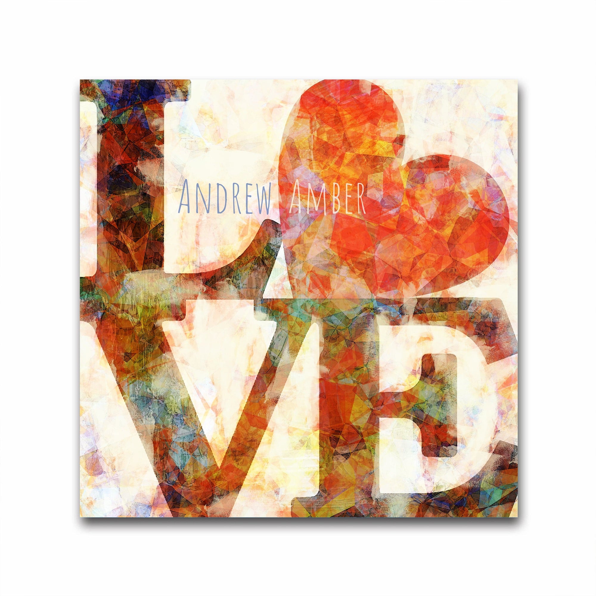 Personal-Prints art Love - Word Art