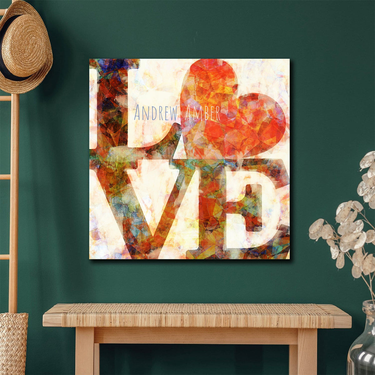 Personal-Prints art Love - Word Art