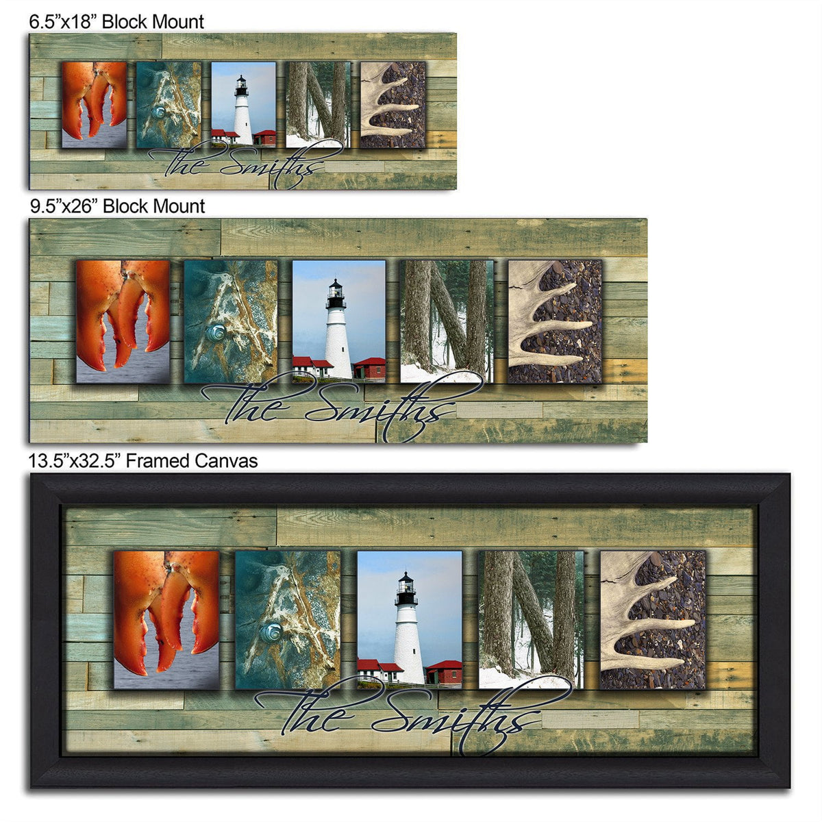 Personal-Prints art MAINE - State Name Art