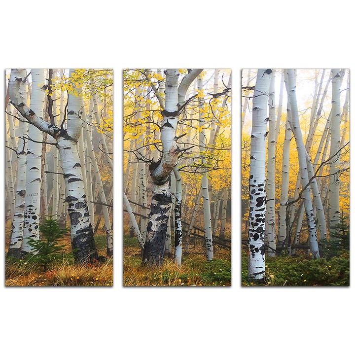 Personal-Prints art Misty Morning - Triptych