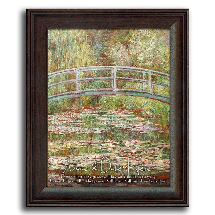 Personal-Prints art 12&quot;x15&quot; Under Glass Monet - Remembrance