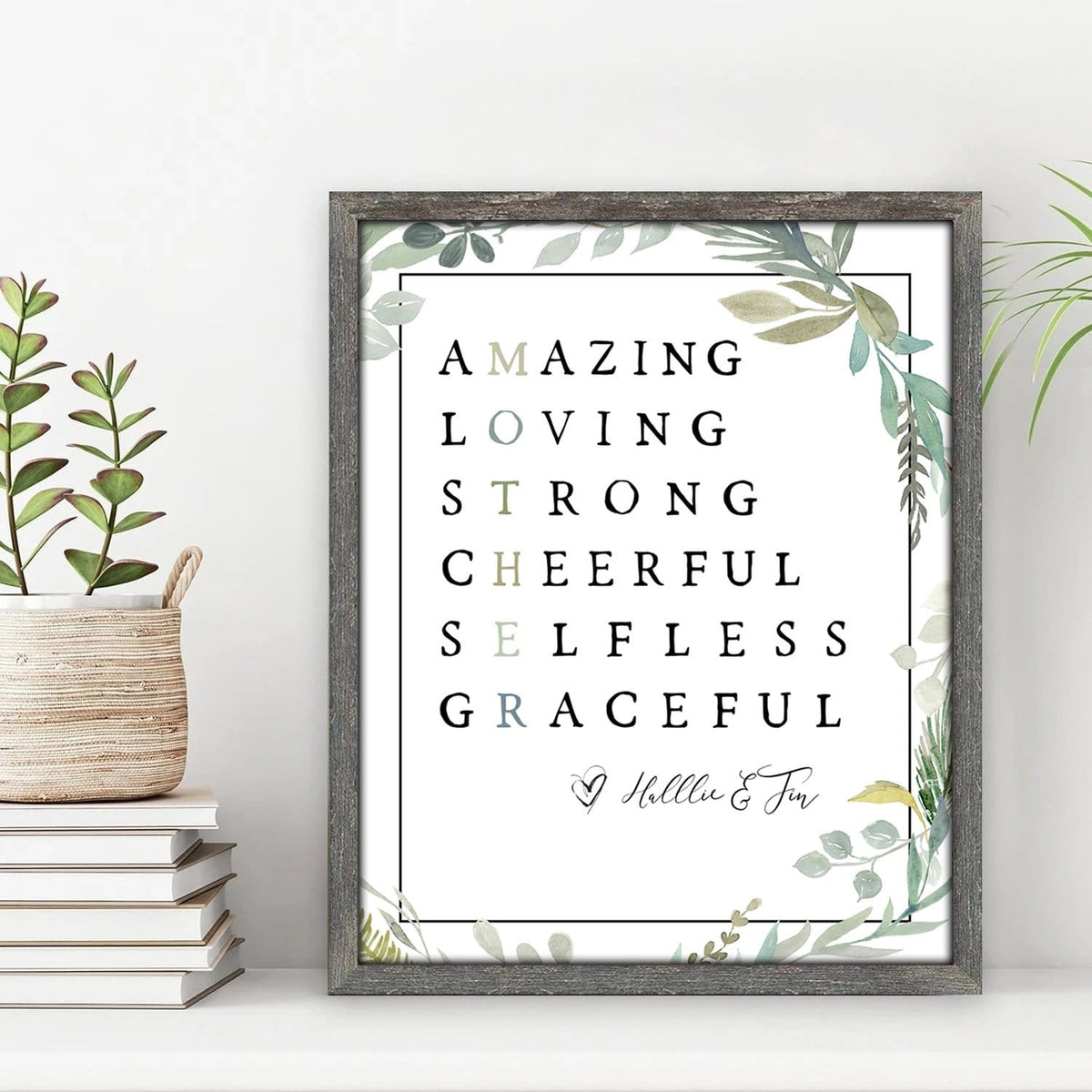 Personal-Prints art Mother Acrostic Poem