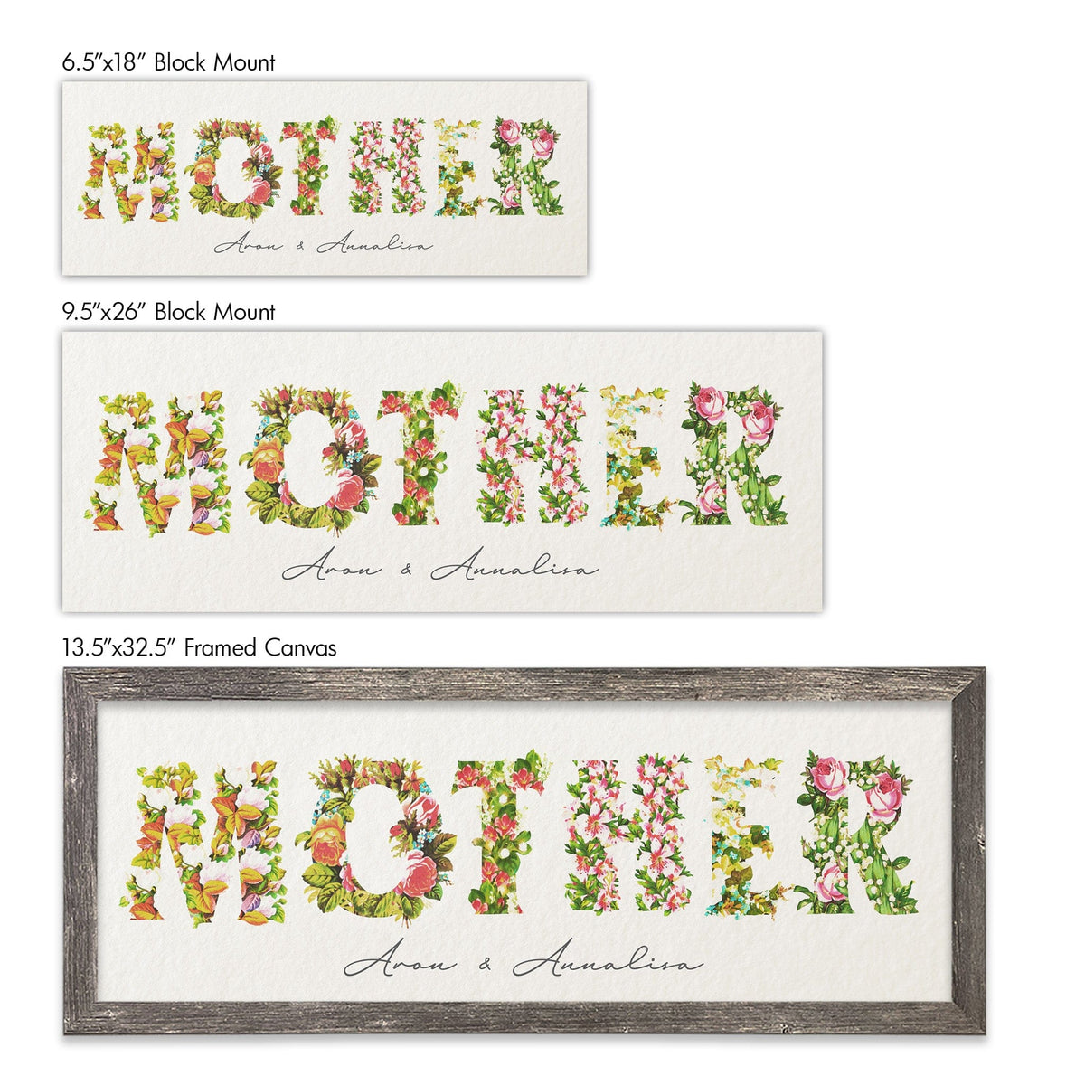 Personal-Prints art Mother&#39;s Day Floral Art