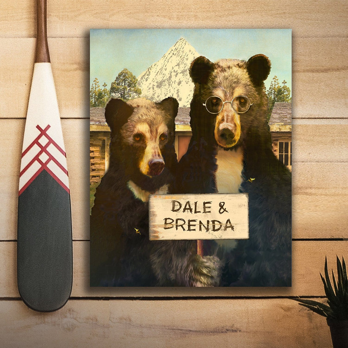 Personal-Prints art Mountain Gothic Black Bears